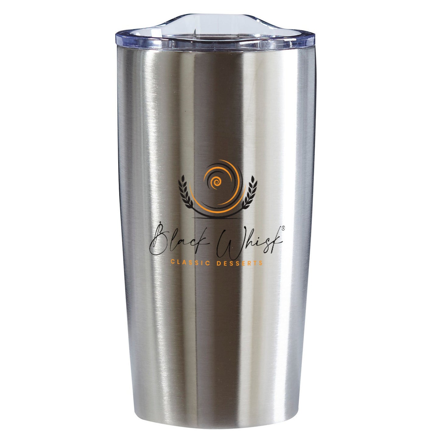 Black Whisk 20-oz. Stainless Steel Vacuum Tumbler
